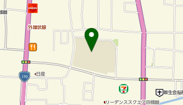 岡部小学校の地図画像