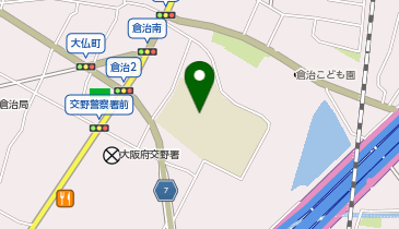 倉治小学校の地図画像