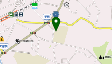 星田小学校の地図画像