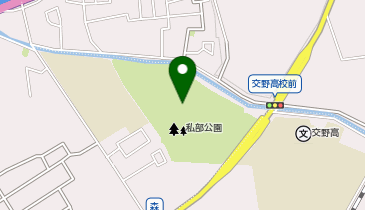 私部公園の地図画像