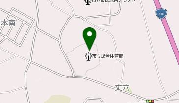 総合体育館の地図画像