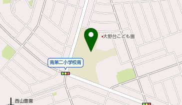 南第二小学校の地図画像