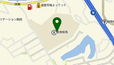 府立泉鳥取高校の地図画像