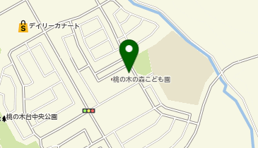 桃の木台東住民センターの地図画像