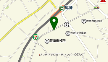 阪南市防災コミュニティセンターの地図画像