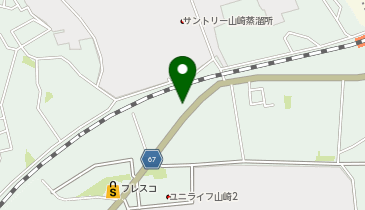 山崎公民館の地図画像