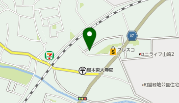 島本町第二コミュニティーセンターの地図画像