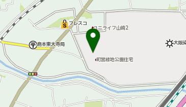 緑地公園住宅集会所の地図画像