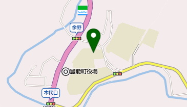 東能勢中学校体育館の地図画像