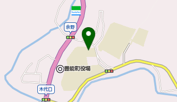 東能勢中学校体育館の地図画像