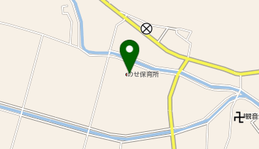 町立のせ保育所の地図画像