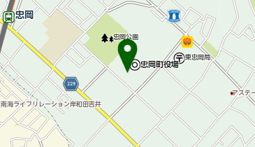 忠岡町シビックセンターの地図画像