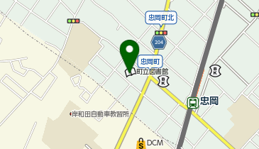 忠岡町文化会館の地図画像