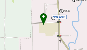 河南町立中学校の地図画像