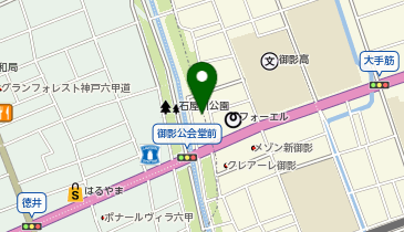 御影公会堂の地図画像