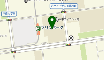 六甲アイランド高校の地図画像