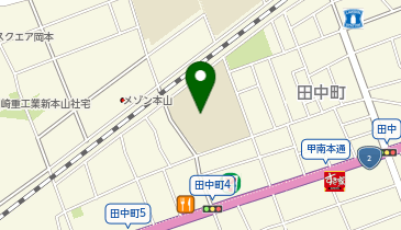 本山南中学校の地図画像