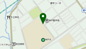 神戸大学大学院人間発達環境学研究科の地図画像