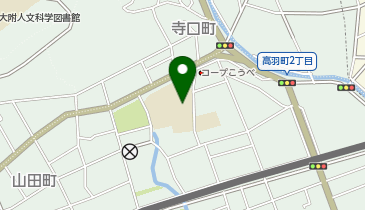 高羽小学校の地図画像
