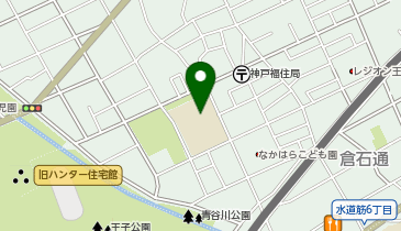 福住小学校の地図画像