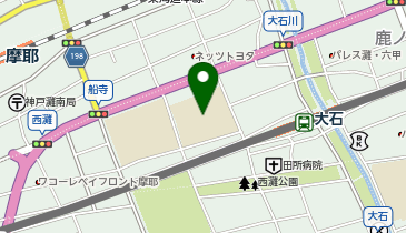 原田中学校の地図画像