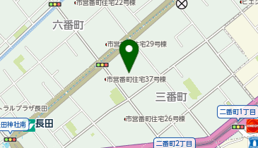 長田公民館の地図画像