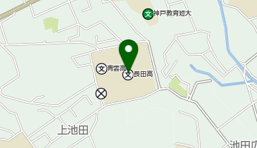 長田高校の地図画像