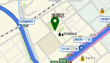 南須磨公民館の地図画像