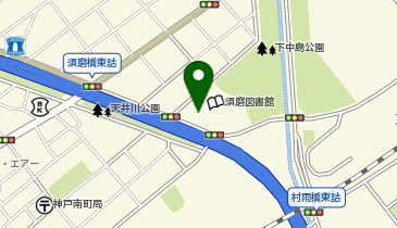 須磨体育館の地図画像