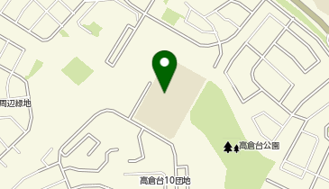 高倉台小学校の地図画像
