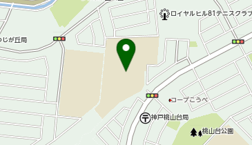 桃山台中学校の地図画像