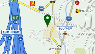 名谷小学校の地図画像