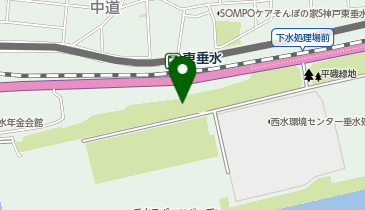 平磯緑地の地図画像