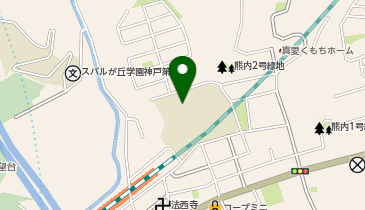 布引中学校の地図画像