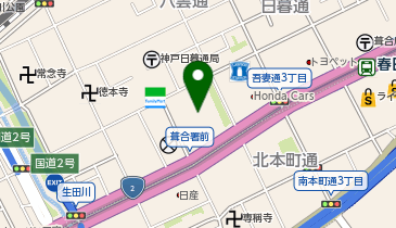 コミスタこうべ(生涯学習支援センター)の地図画像