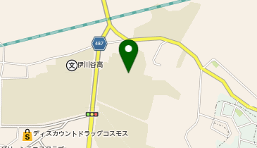 長坂中学校の地図画像