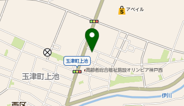 玉津南公民館の地図画像