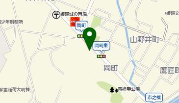 城の西公民館の地図画像