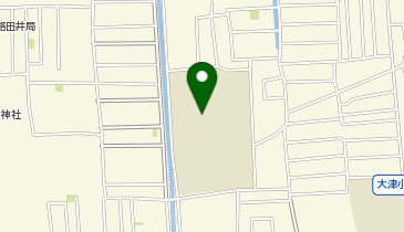 大津中学校の地図画像