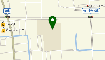 朝日中学校の地図画像