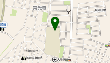 杭瀬小学校の地図画像
