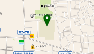 潮小学校の地図画像