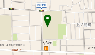立花中学校の地図画像