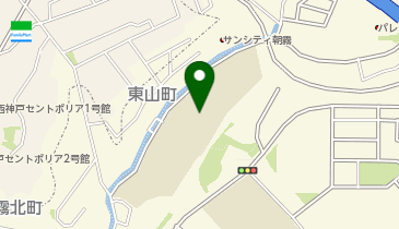 朝霧中学校の地図画像