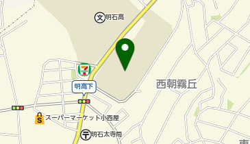 大蔵中学校の地図画像