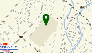 大久保中学校の地図画像