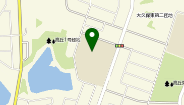 高丘中学校の地図画像