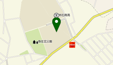 魚住東中学校の地図画像