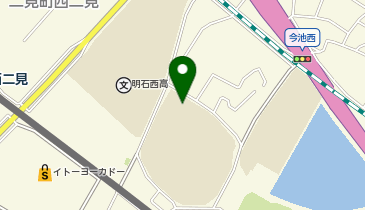 二見中学校の地図画像