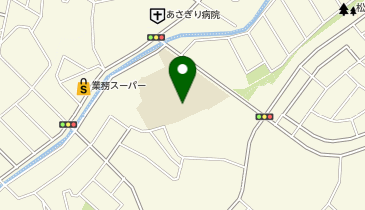 朝霧小学校の地図画像